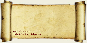 Jesenka Džaković vizit kartica